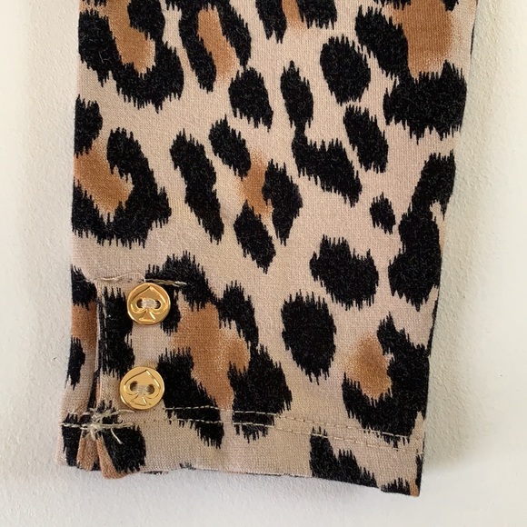 Kate Spade NY Girls' Leopard Print Leggings - Picture 8 of 8